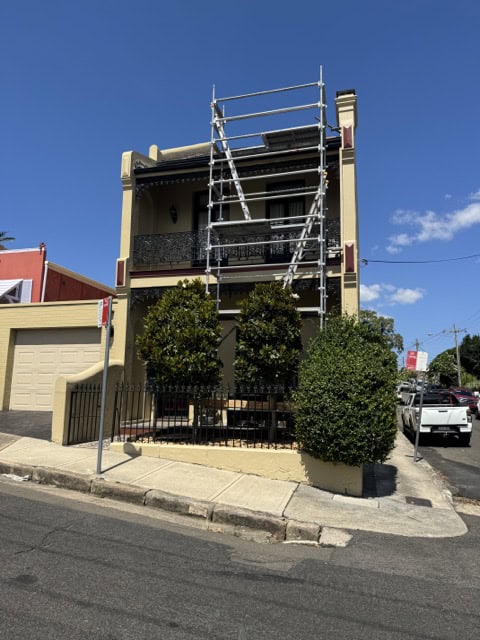 Terrace waterproofing completed 